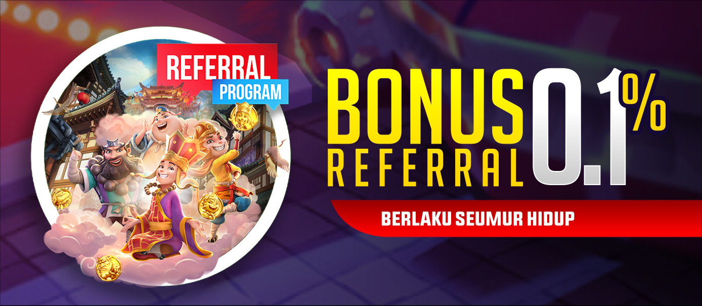 BONUS REFERRAL 0,1% - TANPA BATAS